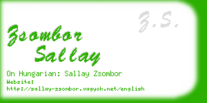 zsombor sallay business card